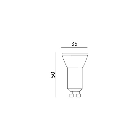 Żarówka LED GU10 4W = 30W 320lm 4000K Neutralna KOBI