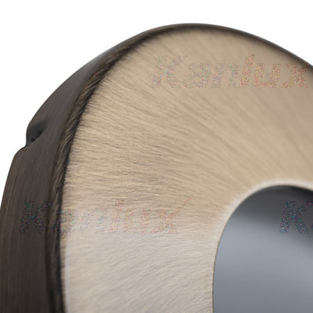 Oprawa sufitowa halogenowa podtynkowa MARIN MR16 Gx5,3 mosiądz matowy Kanlux