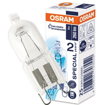 Żarówka Halogenowa G9 Kapsułka 25W 260LM 230V Do Piekarnika OSRAM