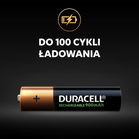 Akumulatorki Baterie Duracell Rechargeable AAA 900MAH HR03 Blister 4szt