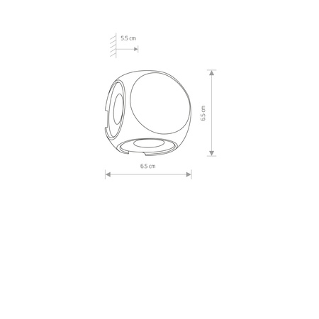 Lampa Ogrodowa Zewnętrzna Kinkiet Elewacyjny Oprawa Natynkowa LED 4W 320lm 3000K Ciepła Czarna Wodoodporna IP54 Nowoczesna PATRAS 9115 Nowodvorski