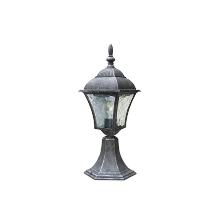 Lampa Ogrodowa Słupek Zewnętrzny Stojący E27 IP43 41.5cm Srebrny Klasyczny Toscana Rabalux