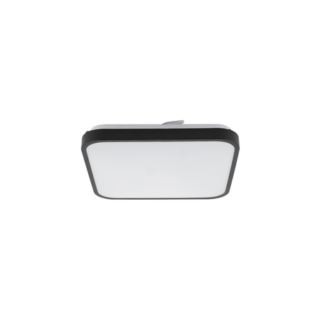 Plafon Lampa Sufitowa Oprawa Natynkowa LED 16W 900lm 3000K Ciepła Czarna Wodoodporna IP44 AGNES SQUARE LED 8108 Nowodvorski