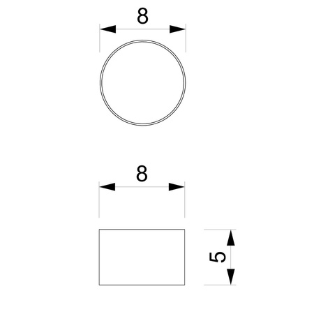 Lampa Sufitowa DIXIE Biała 1xGX53 Milagro