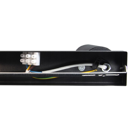 Lampa ścienna kinkiet 2x GU10 LED ruchomy czarny