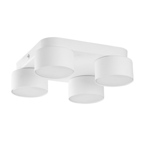 Lampa Sufitowa Natynkowa SPACE WHITE Plafon Biała Nowoczesna 4xGX53 3393 TK Lighting