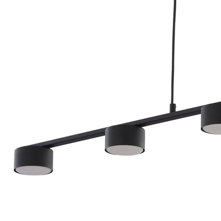 Lampa Sufitowa Wisząca DALLAS BLACK Żyrandol Czarna Nowoczesna 5xGX53 6246 TK Lighting