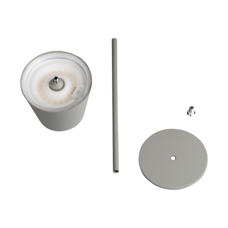 Lampa Stołowa Biurkowa LED INITA IP54 165lm Szara KANLUX