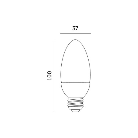Żarówka LED E27 Kulka 9W 806lm 3000K Ciepła 180° LED2B Kobi