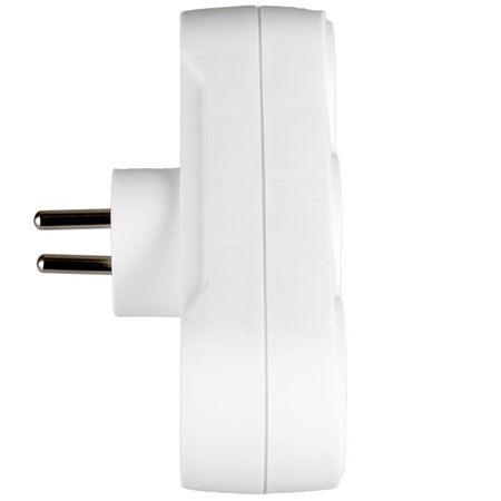 Rozgałęźnik Sieciowy Elektryczny 3x 2P+0 Złodziejka 3 Gniazdka Z Uziemieniem VAYOX