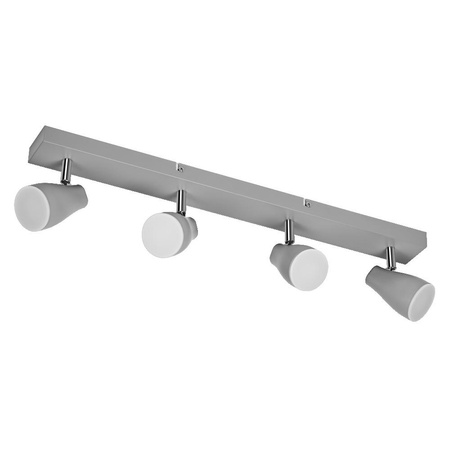 Lampa Sufitowa Oprawa Punktowa Reflektor GU10 17.2W 840lm 2700K Ciepła 36° Szara Spot Pear Osram