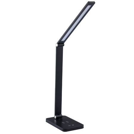 Lampka Biurkowa Nocna LED 7W 2700K-6000K CCT USB Ściemnialna Dotykowa Ładowarka QI