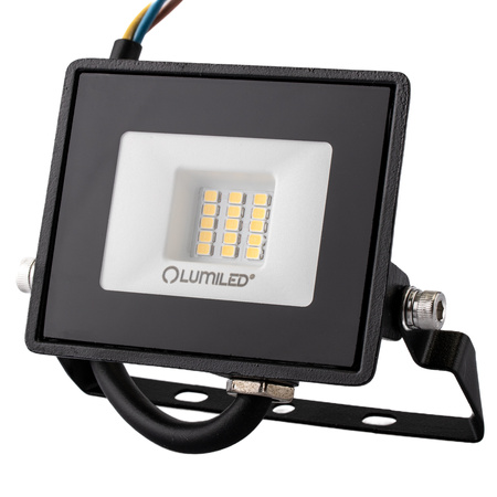 Naświetlacz LED ZUNA2 10W 900lm 6500K IP65 Czarny LUMILED