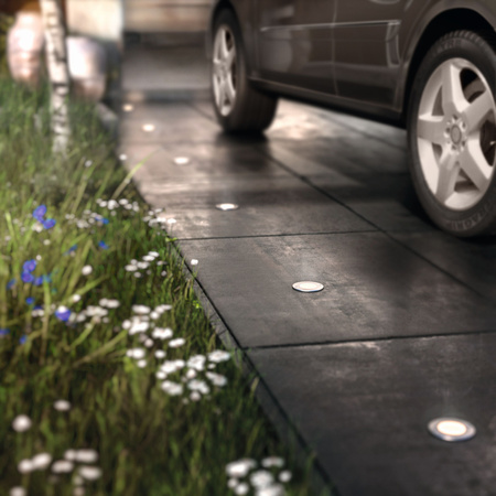 Lampa Oprawa Dogruntowa Najazdowa LED 3W 270lm 2700K IP67 Srebrna Moss Philips