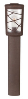 Lampa Ogrodowa LED Zewnętrzna PESCARA E27 IP44 Słupek 85cm Brązowa RABALUX