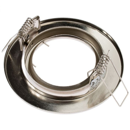 Oprawa HALOGENOWA Podtynkowa Ruchoma Okrągła AURELI Satyna Blacha MR16 GU10