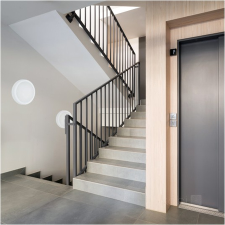 Plafon LED Łazienkowy Sufitowy Natynkowy 24W 2520lm 4000K 120° Biały IP65 Nairos Kobi