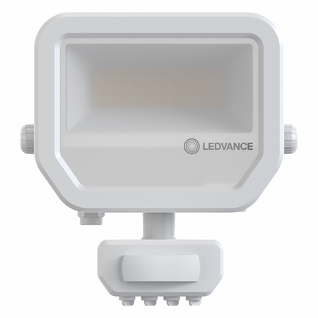 Naświetlacz LED Reflektor Zewnętrzny Lampa 17W 2400lm 4000K IP65 Biały Z Czujnikiem Ruchu i Zmierzchu Floodlight Ledvance