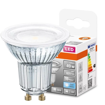 Żarówka LED GU10 6,9W = 49W 620lm 4000K Neutralna 120° OSRAM SUPER STAR