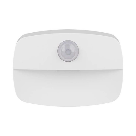 Lampa Nocna LED Bateryjna 0.6W 50lm 4000K Neutralna 90° z Czujnikiem Ruchu Biały Lima Masterled
