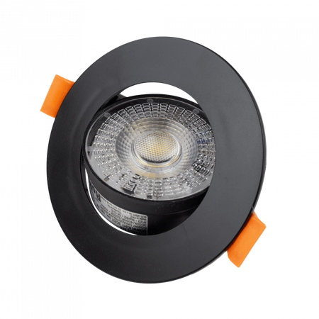 Oprawa Podtynkowa Wpuszczana LED 3W / 5W / 7W CCT Czarna Okrągła DOWNLIGHT Ecolight