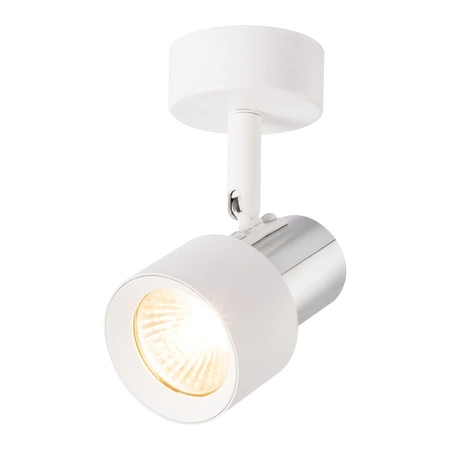 Oprawa Natynkowa Halogenowa Cino 1xGU10 Biała Chrom Spot Milagro