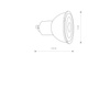 Żarówka GU10 Reflektor R50 7W 600lm 4000K Neutralna 50° REFLECTOR 10997 Nowodvorski