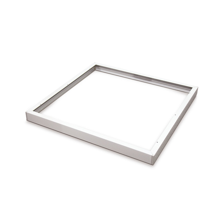 Ramka Natynkowa 70mm do Panelu LED 60x60cm Klik Biała Kobi