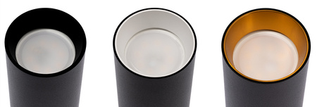 Kinkiet sufitowy 3x GU10 SPOT Lampa LED QUALIS III Czarny