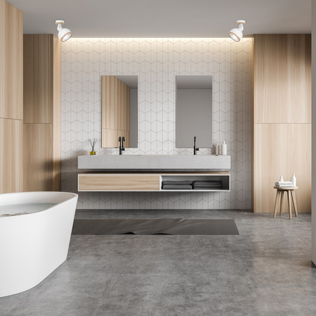 Lampa Ścienna Kinkiet OVAL Biała 1xE27 Milagro