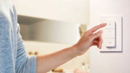 Plafon LED Lampa Sufitowa Natynkowa 19.2W 2450lm IP44 White Ambiance TW Biała 38cm Inteligentna SMART Zigbee Bluetooth Devere Philips HUE