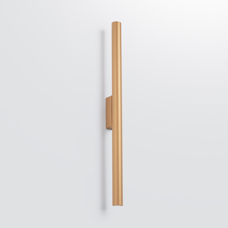 Lampa Ścienna Kinkiet 2x G9 Tubularna Złota Nowoczesna Pastelo Sollux