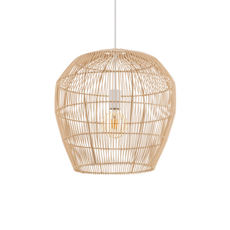 Lampa Sufitowa Wisząca E27 Biała Skandynawska HAITI S 11163 Nowodvorski