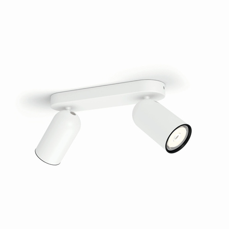Lampa Sufitowa Reflektor 2x GU10 Biała Pongee Philips