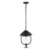 Lampa Ogrodowa Wisząca E27 Na łańcuchu Czarny mat VT-850 V-TAC