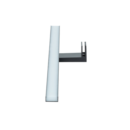 Kinkiet Ścienny Lampa Natynkowa LED 12W 850lm 3000K Ciepła Czarna Wodoodporna Łazienkowa IP44 Nowoczesna CEZANNE LED M 10670 Nowodvorski