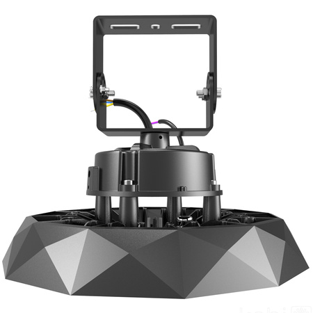 Uchwyt do Lamp LED Opraw Przemysłowych Anica 100W Czarny Pro Kobi