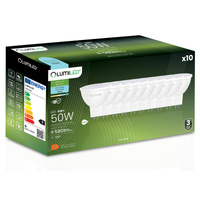 Zestaw 10x Żarówka LED GU5.3 MR16 6W = 50W 580lm 6500K Zimna 120° 230V LUMILED