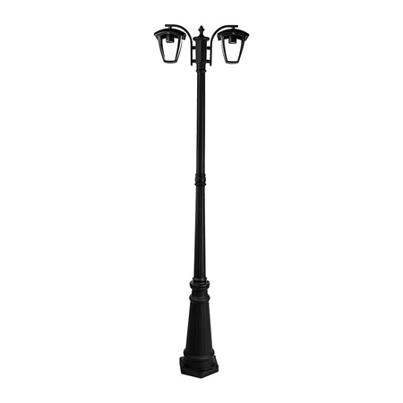 Lampa Ogrodowa Latarnia 2xE27 Wysoka 199CM Czarna VT-739 V-TAC