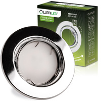 Oprawa HALOGENOWA Podtynkowa Ruchoma Okrągła AURELI Chrom Blacha MR16 GU10