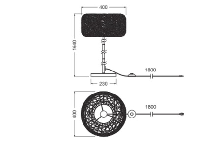 Lampa Podłogowa Oprawa Stojąca Dekoracyjna E27 Beżowy Decor Ledvance