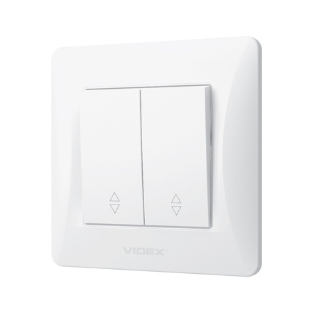 Przełącznik Włącznik Schodowy 2-biegunowy 10A Natynkowy Biały BINERA VIDEX