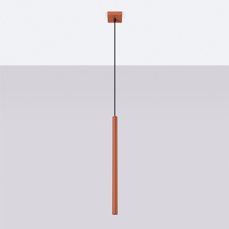 Lampa Wisząca Sufitowa Zwis Tuba Spot 1x G9 Ochra Czerwona Pastelo Ocean Green SL.1524 Sollux