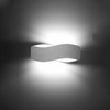 Lampa Ścienna Kinkiet 2x G9 Prostokątna Biała Nowoczesna Tila Sollux