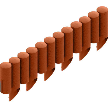 Palisada Ogrodowa Płotek Border Obrzeże Trawnikowe 4 STANDARD Ceglasta 2,3m Mocne Mrozoodporne CELLFAST
