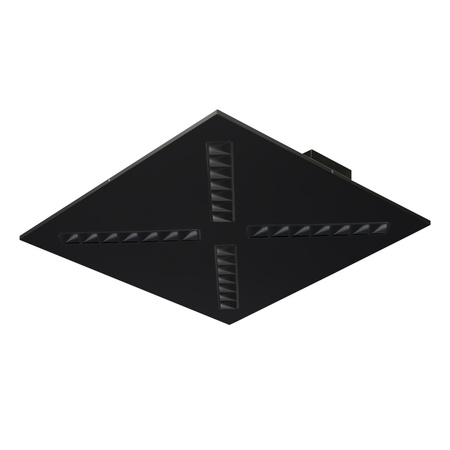Panel LED Podtynkowy 60x60 Lampa 40W 4900lm 4000K Neutralna 80° Czarna Kanlux