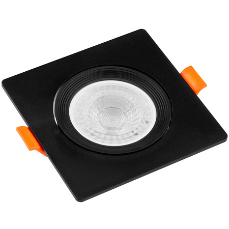 Oprawa Halogenowa Podtynkowa Ruchoma Kwadratowa Czarna GU10 MR16 VENTUS Lumiled