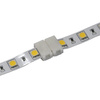 Złączka do Taśm Pasków LED 2pin 10mm Biała Sanico Goldlux
