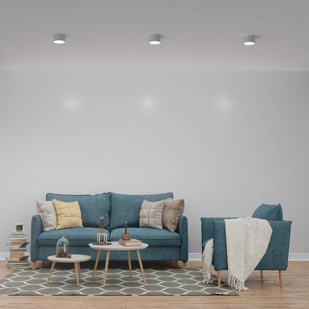 Lampa Sufitowa DIXIE Biała 1xGX53 Milagro