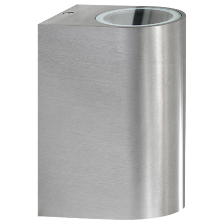 Kinkiet ogrodowy elewacyjny góra dół LED 2xGU10 BOSTON GOLDLUX (Polux) OWALNY SATYNOWY